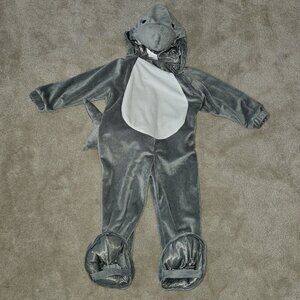 Gray Shark Halloween Costume Baby Boy Girl 18-24 Months 1pc Fleece Hooded Target
